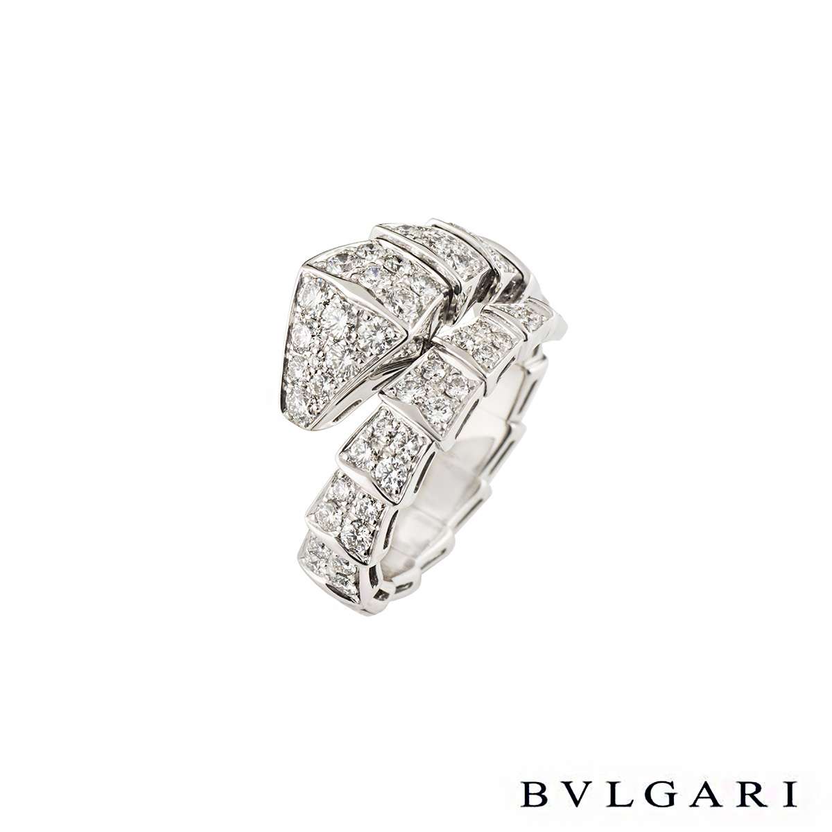 bulgari serpenti diamond ring